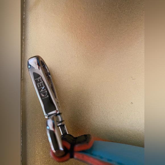 Fendi Blue / Multi Colored studded Bag Strap.Strap You. - Picture 11 of 12